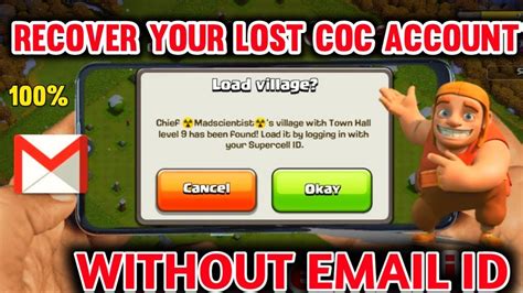 coc account recovery|Account Protection .